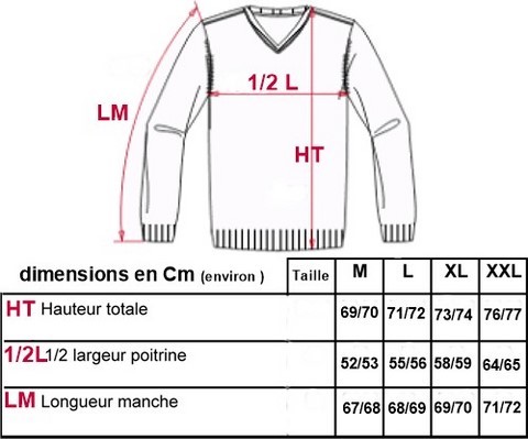 conseil taille pull cachemire