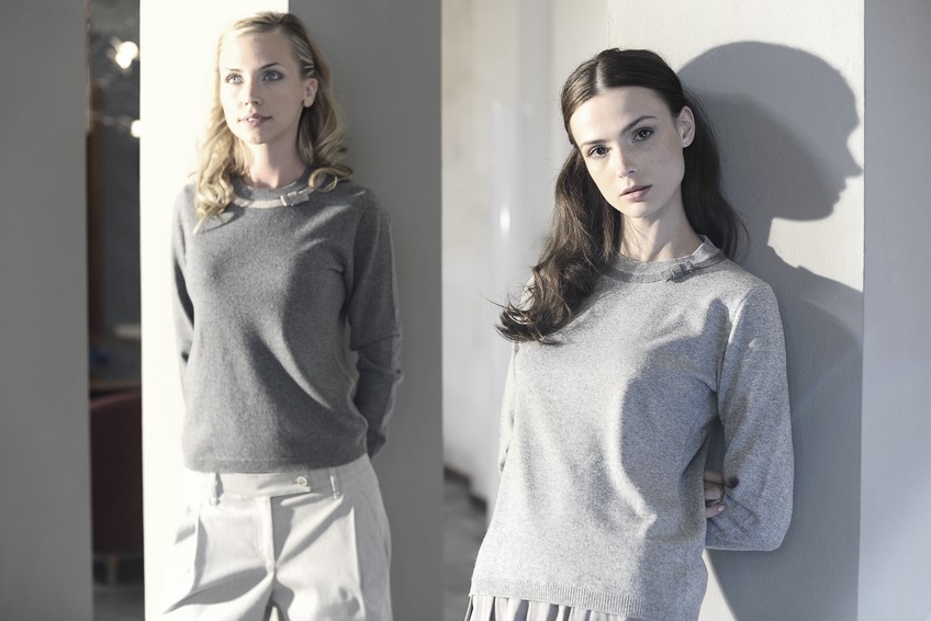 pull fleur cachemire