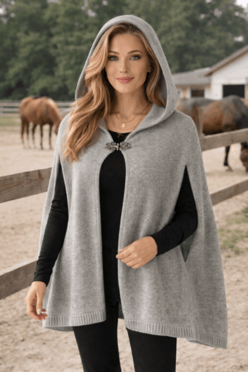 manteau cape capuche