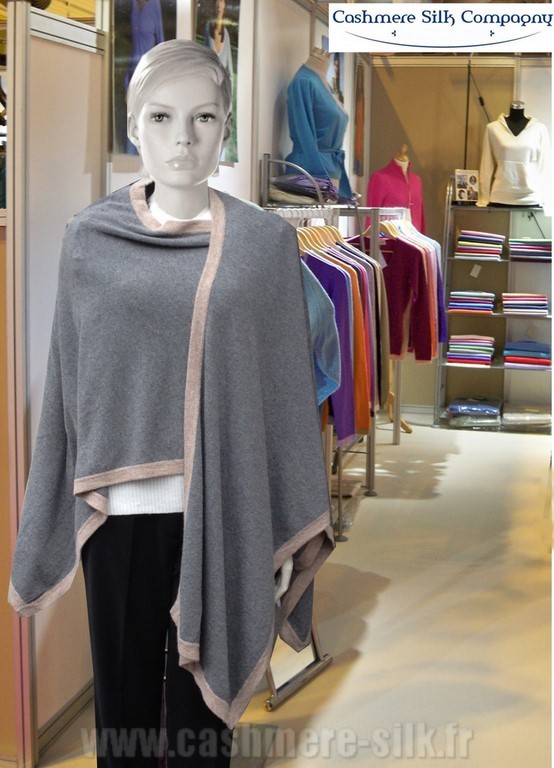 cape étole cashmere silk comapgny
