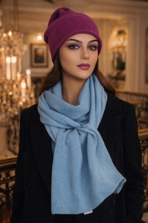 écharpe 100% cachemire Mongolie