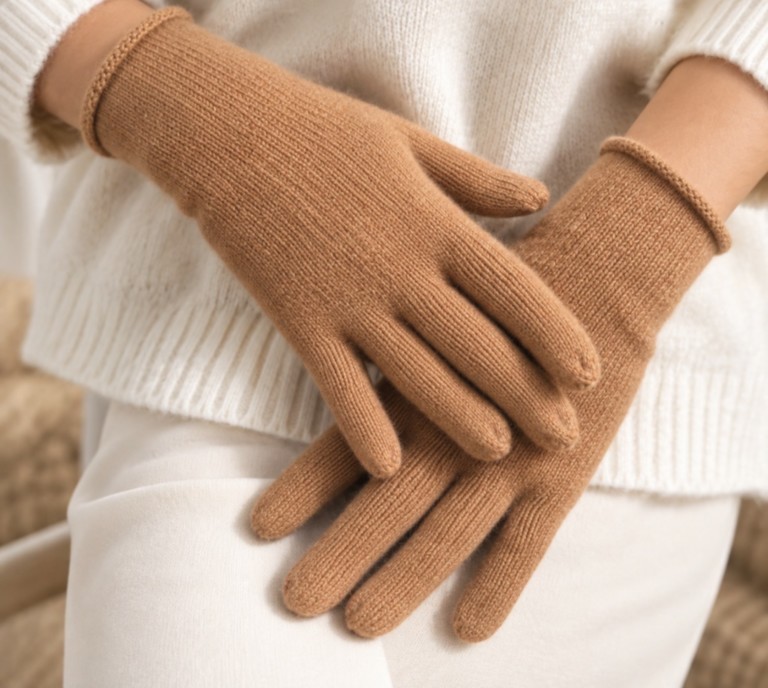 gants 100% cachemire