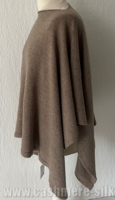 profil poncho V  100% cachemire