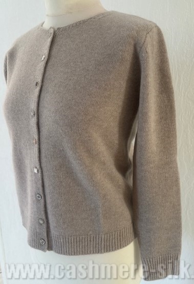 cardigan boutons bijoux 4 fils 100% cachemire
