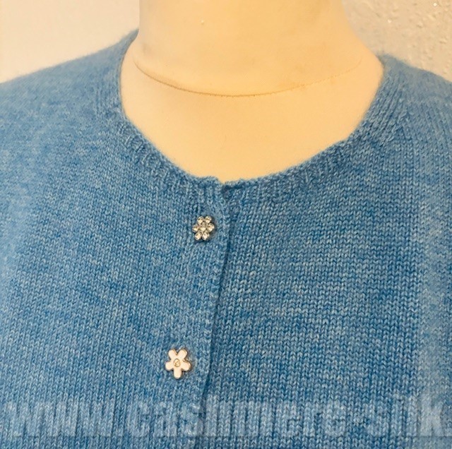 cardigan 100% cachemire 4 fils de profil