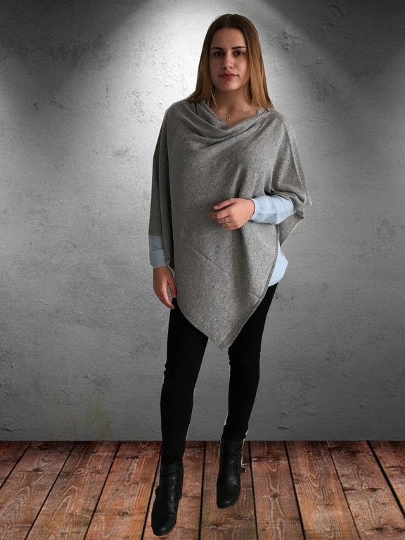 poncho cachemire