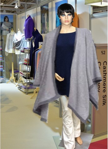 cape cachemire bicolore