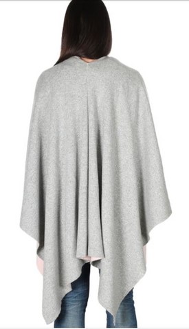 cape cachemire bicolore