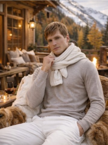 écharpe grosse maille