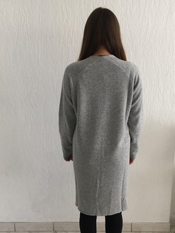 gilet maxi cachemire