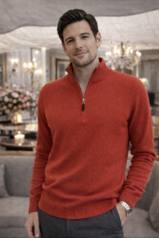 pull camionneur  homme  100% cachemire