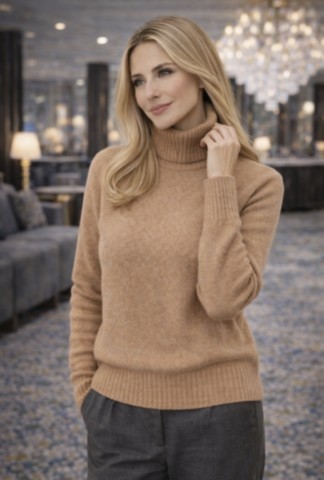 col roulé femme 4 fils de cos