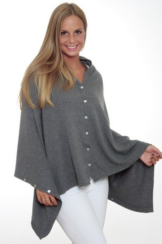 poncho cachemire