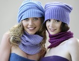 petit snood - tour de cou lilas lavande