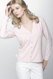 cardigan rond Cashmere silk compagny